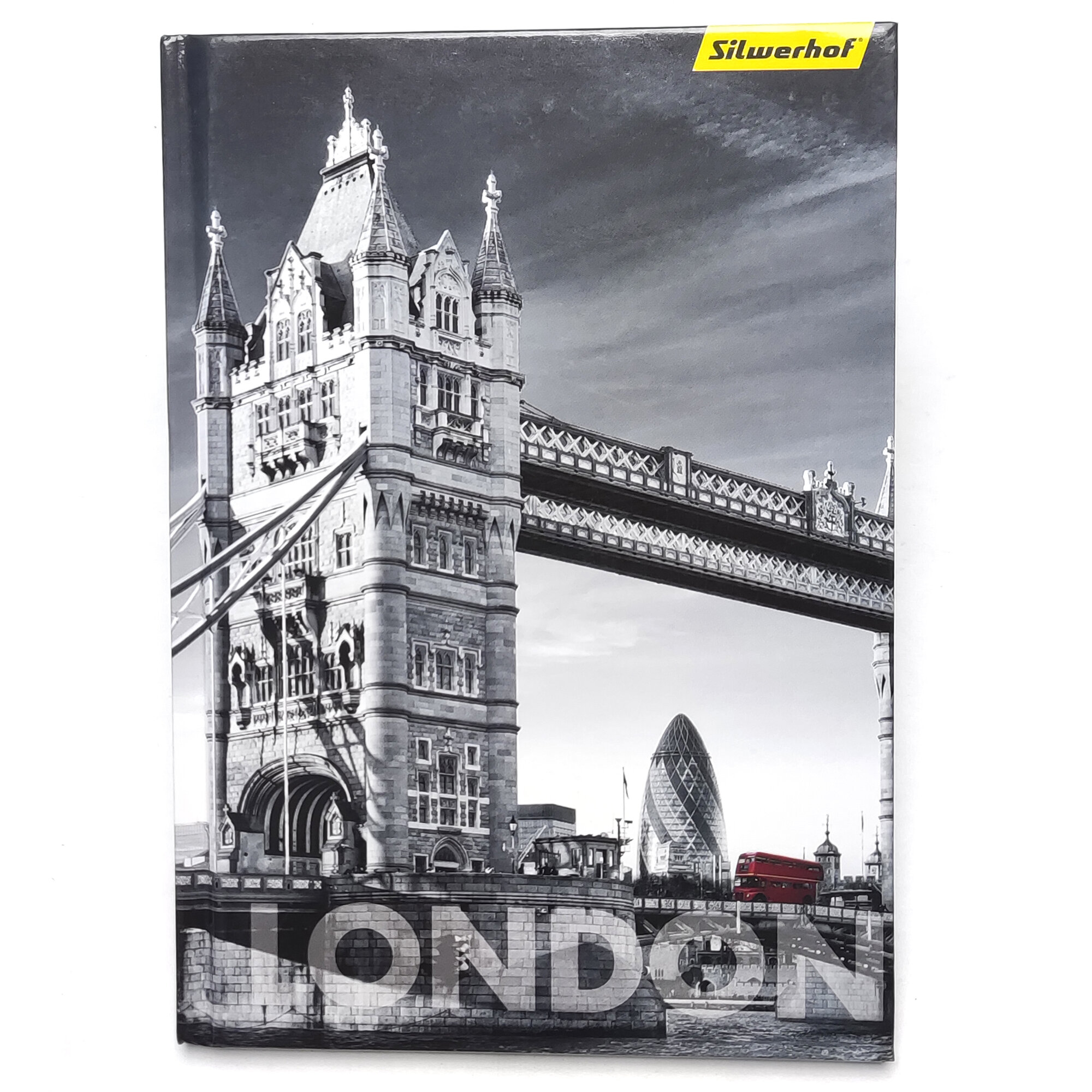 Ежедневник Лондон, 80 листов, 160 листов в точку Бизнес блокнот в твердом дизайнерском картоне.
