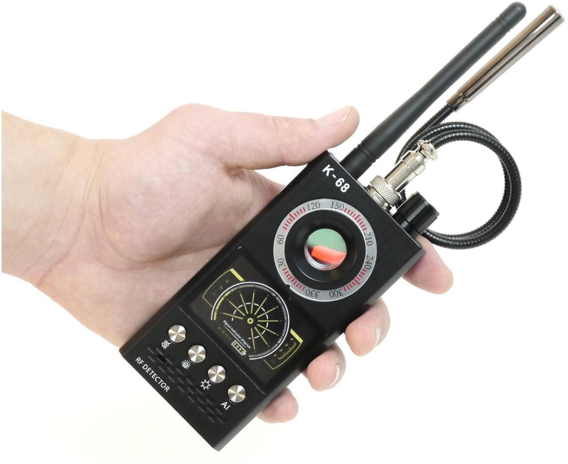 Поисковик камер и жучков SPECTOR К68 радиочастотный детектор, обнаружитель камер