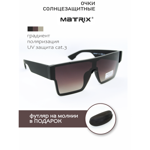 Солнцезащитные очки Matrix MT8672N166P93, коричневый, черный