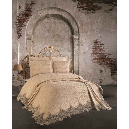 Anna Karina Постельное белье с покрывалом Esabella цвет капучино евро 15717₽