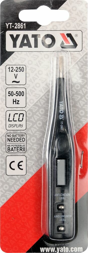 Отвертка-индикатор цифровая 12-220В YT-2861