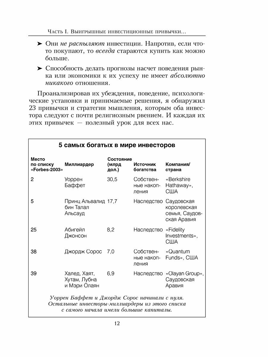 23 привычки эффективных инвесторов от Уоррена Баффета и Джорджа Сороса - фото №7