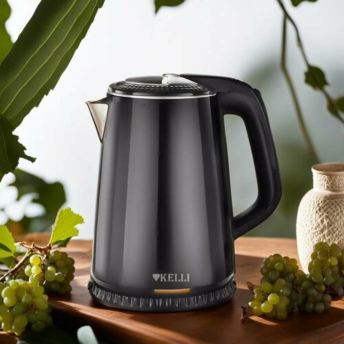 Чайник электрический 2 л чёрный 339900₽