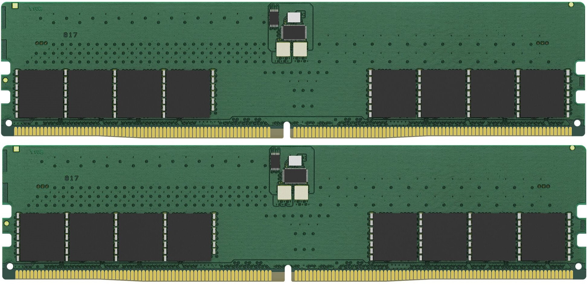 KINGSTON Память DDR5 2x32GB 5600MHz Kingston KVR56U46BD8K2-64 Valueram RTL PC5-44800 CL46 DIMM 288-pin 1.1В dual rank Ret KVR56U46BD8K2-64