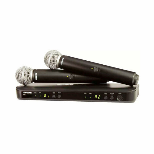 SHURE BLX288ESM58 M17 - двухканальная радиосистема с 2-мя ручными передатчиками SM58 662-686 MHz 9300000₽