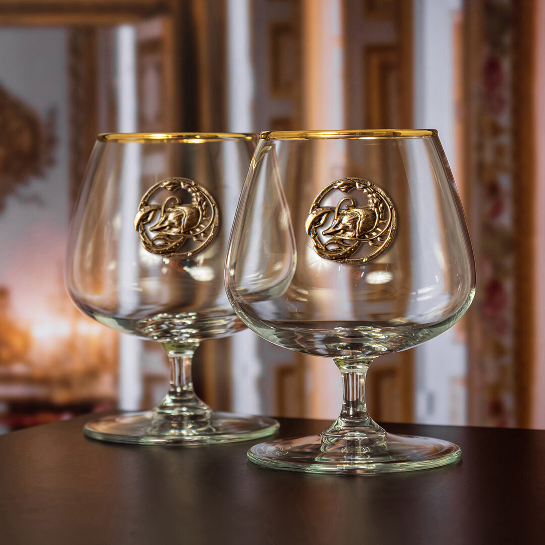 фото Набор бокалов для коньяка Рак