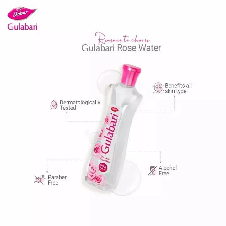 GULABARI Premium ROSE WATER, Dabur (гулабари Розовая вода Премиум, Дабур), 120 мл.