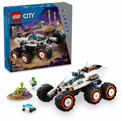 Конструктор LEGO City 60431 Космический вездеход и инопланетная жизнь