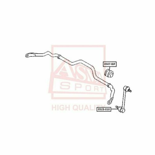 Втулка переднего стабилизатора D20, ASVA 0507BJF