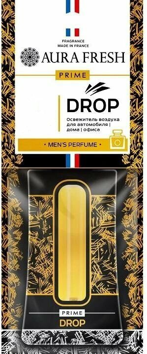 Ароматизатор подвесной для автомобиля Aura Fresh DROP № 5-PACO RABANNE-INVICTUS