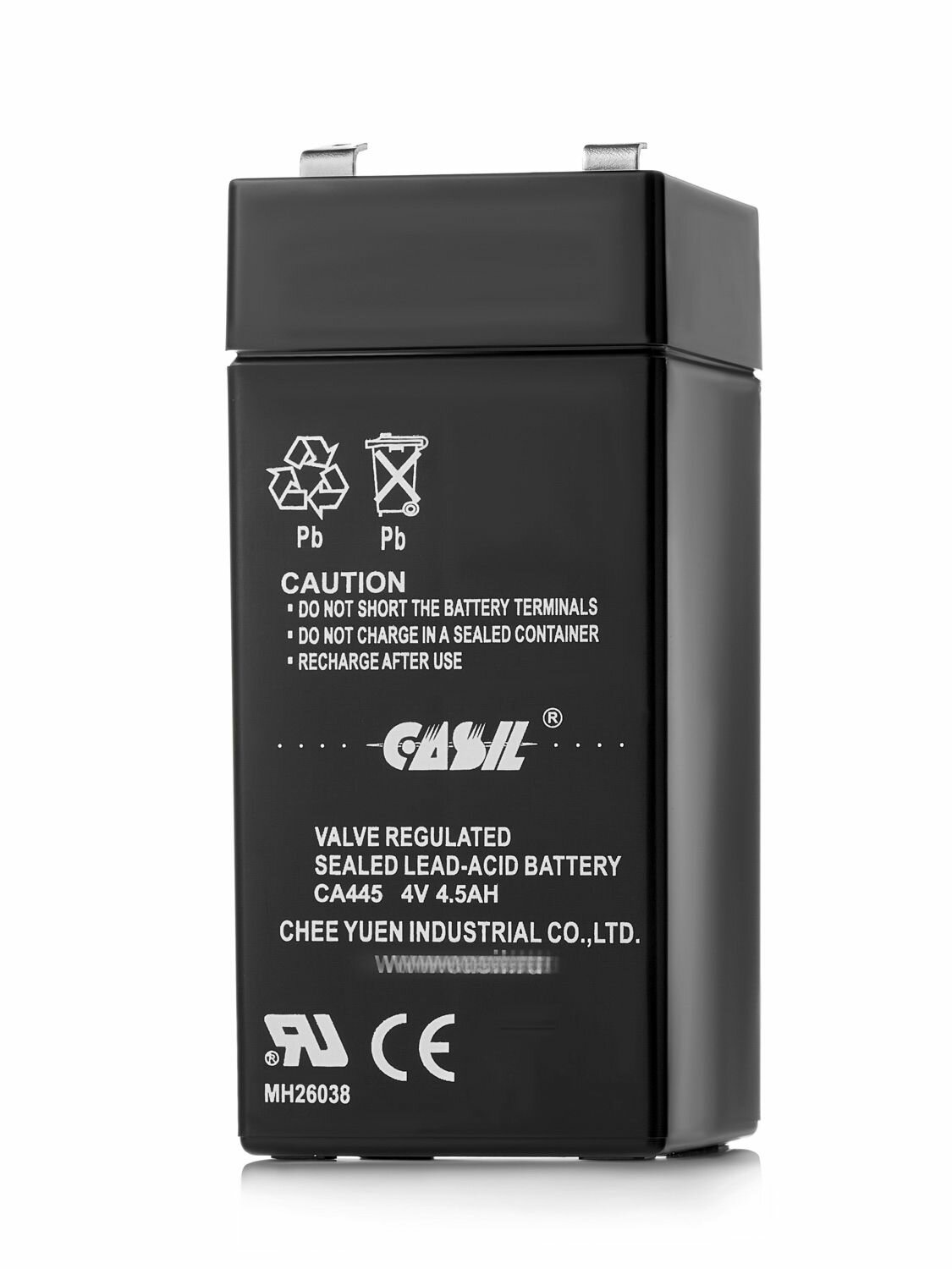 Аккумулятор для весов CASIL CA445 (4В, 4.5Ач) для детского электромобиля, ИБП, аварийного освещения, кассового терминала, весов, GPS оборудования, для электрического скутера