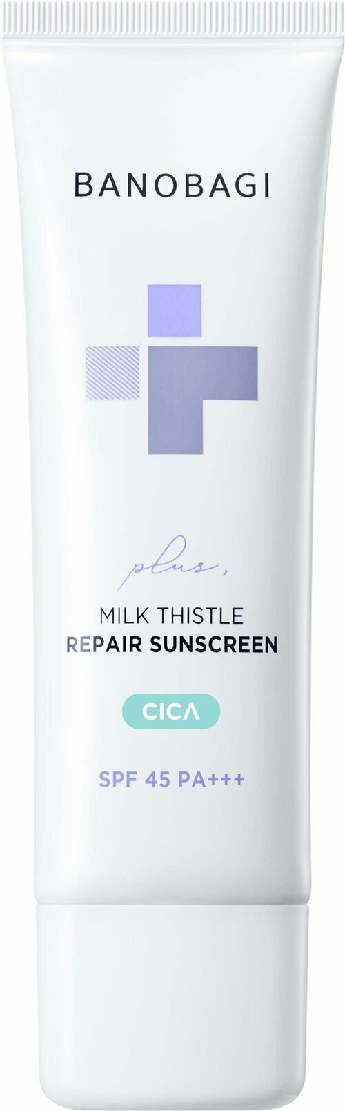 BANOBAGI Солнцезащитный крем для лица spf45 Milk Thistle Repair Sunscreen Plus