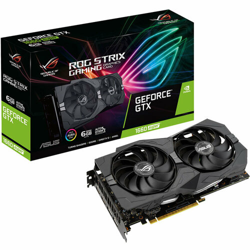 Видеокарта ASUS GeForce GTX 1660 SUPER STRIX GAMING OC 6144MB 192bit GDDR6 ROG-STRIX-GTX1660S-O6G-GAMING 2680000₽