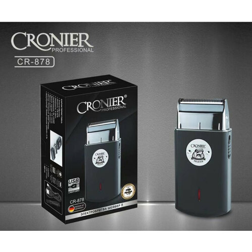 Электробритва CRONIER, Триммер, Бритва для мужчин электрическая черный шейвер для бритья proessional cronier cr 841