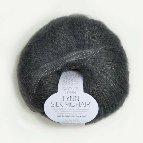 Пряжа для вязания Sandnes Garn Tynn Silk Mohair (6707 Stålgrå) пряжа для вязания sandnes garn tynn silk mohair 4628 magenta