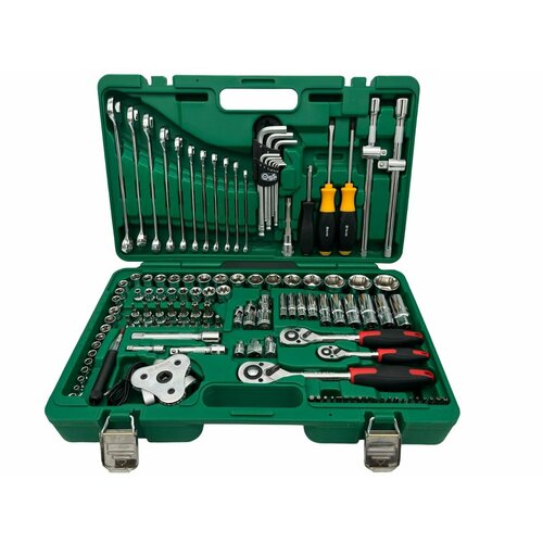 Набор механика 12 38 14 в пластиковом кейсе 123 предмета арт W0123A WYNNS 26300₽