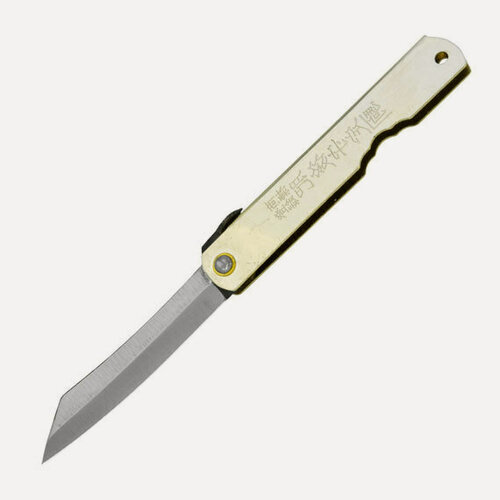 Изображение товара HHCWI-070Silver (6SV) Нож складной Хигоноками Nagao Kanekoma, лезвие 70мм сталь SK 3cл, 2.2-2.8мм