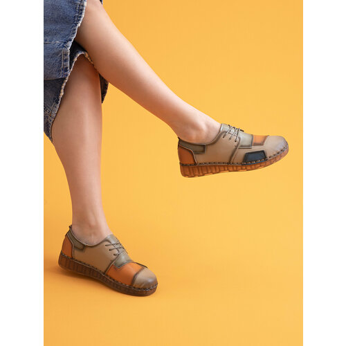 Туфли Baden, размер 37, бежевый eh060 020 полуботинки женские baden
