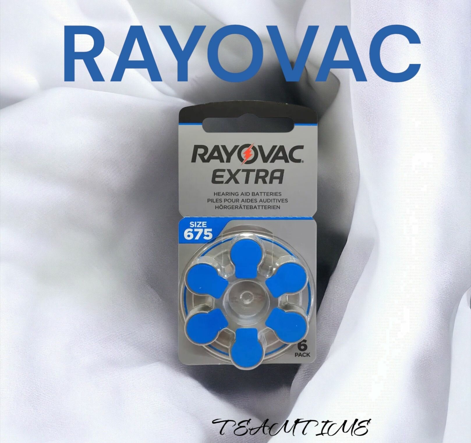 Батарейки для слуховых аппаратов Rayovac Extra 675 (6 шт)