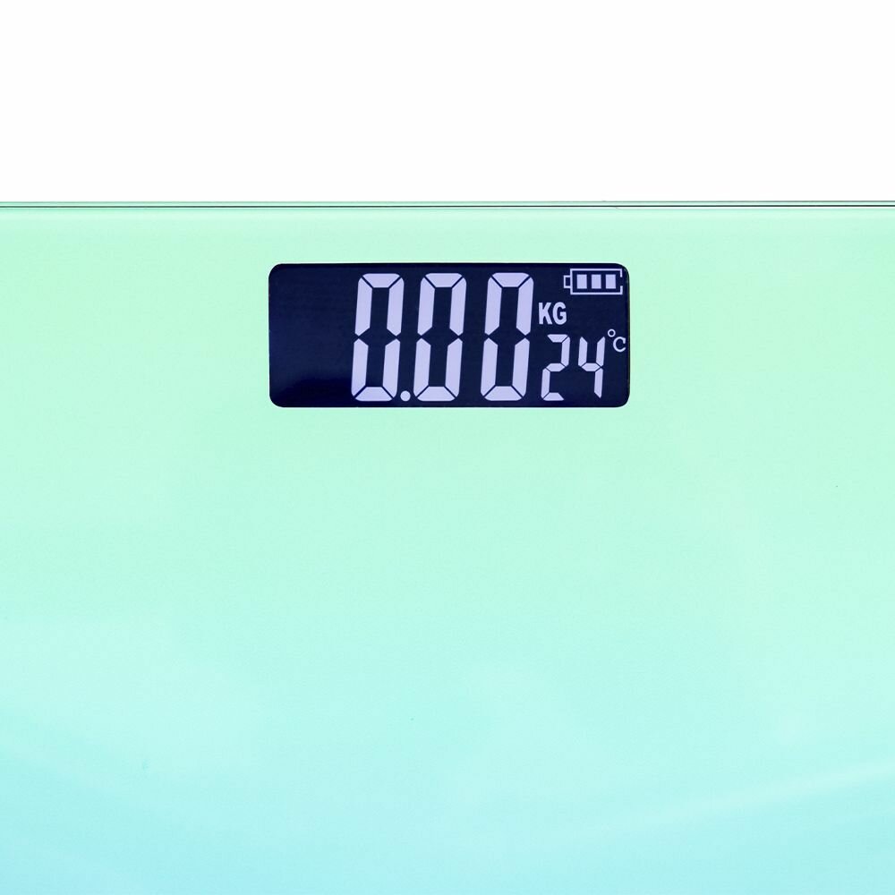 MARTA MT-SC1691 бирюзово-голубой LCD весы напольные диагностические, умные с Bluetooth - фотография № 5