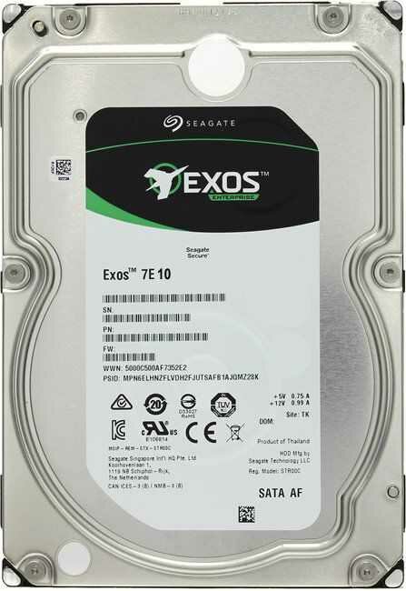 Жесткий диск 3.5" 10Tb Seagate ST10000NM017B Exos 7E10