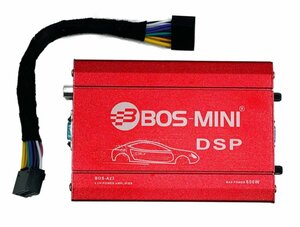 Усилитель автомобильный для Android магнитолы DSP BOS MINI четырехканальный 600W, управление со смартфона
