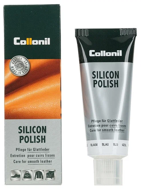 Collonil Крем Silicon Polish для гладкой кожи, 546 синий, 75 мл