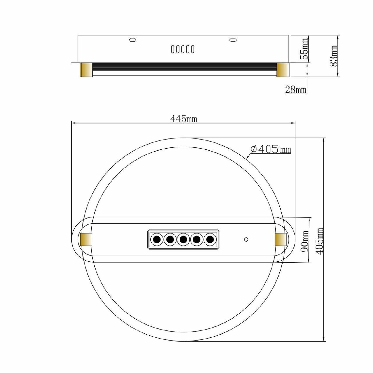 Потолочный светильник Escada 10253/1 LED*26+3W Chrome