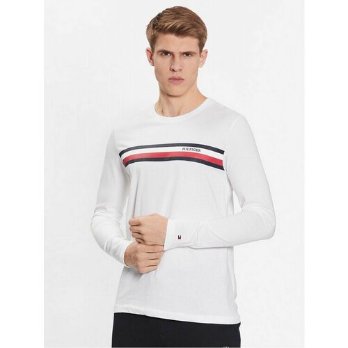 Лонгслив TOMMY HILFIGER, размер S [INT], белый