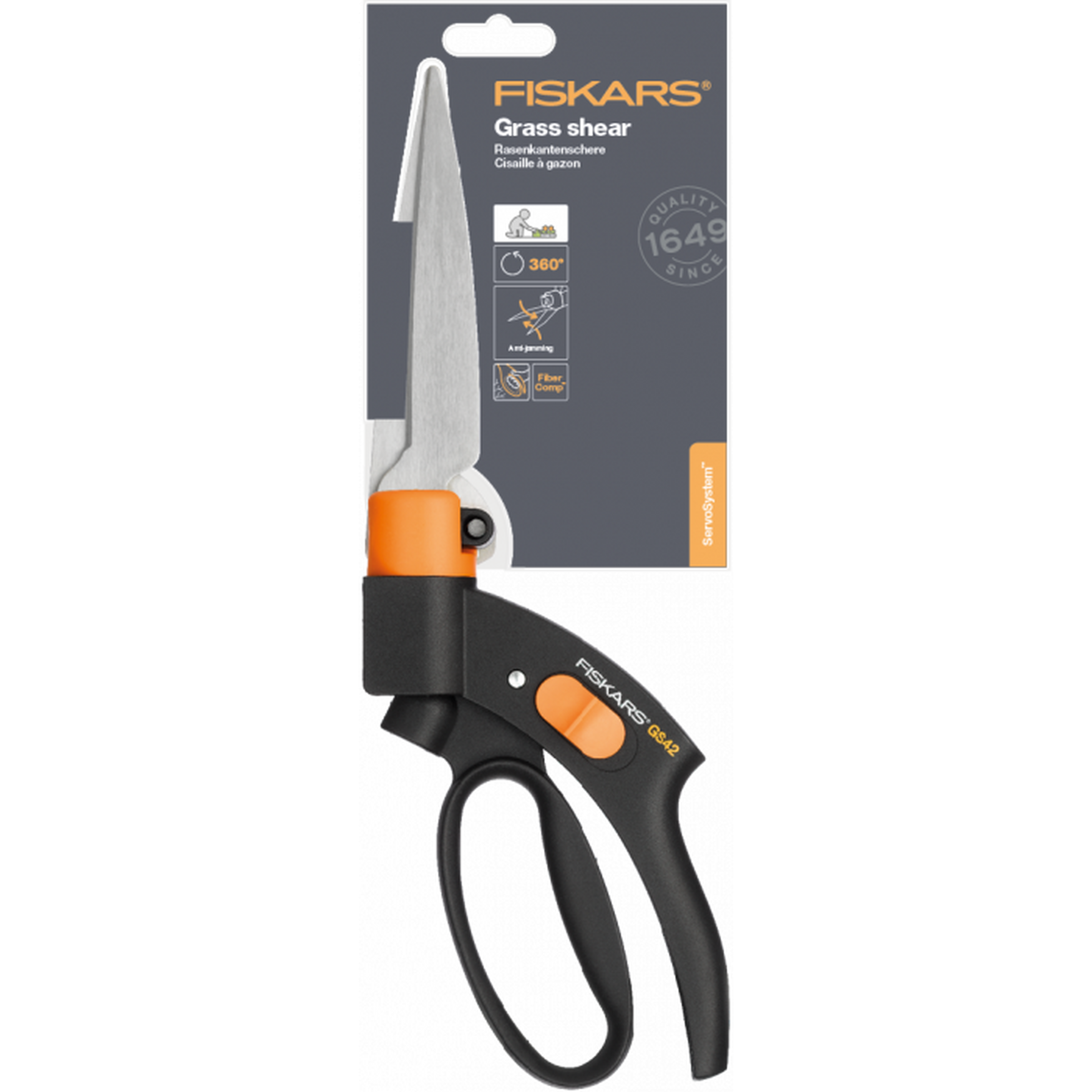 Лезвие FISKARS Servo-System GS42 черный