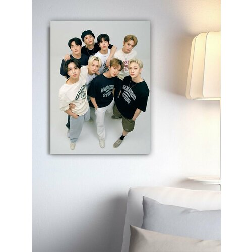 Картина на холсте 45х60 см на подрамнике Страй Кидс Stray Kids