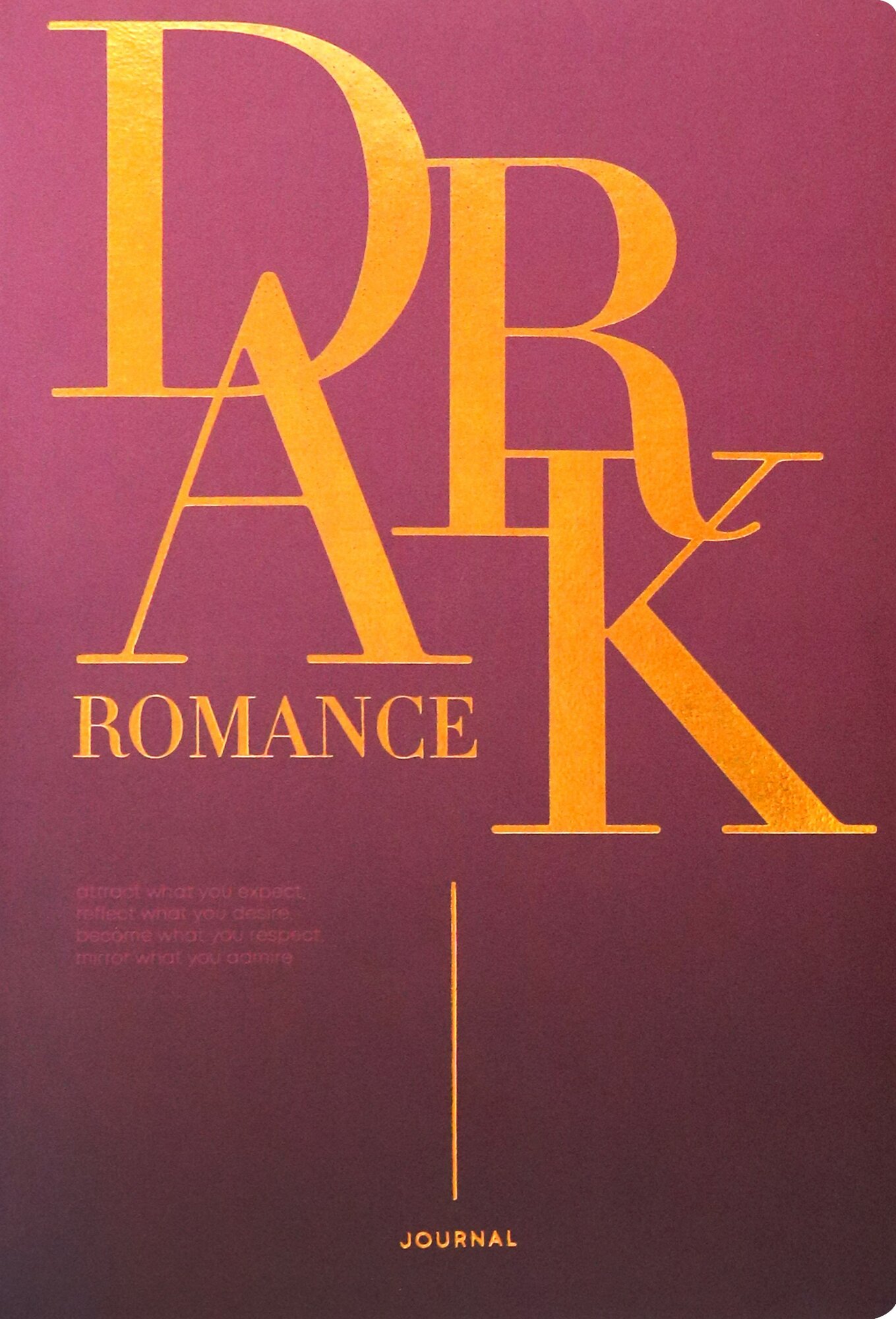 Ежедневник недатированный Dark romance, А5, 136 листов Greenwich Line - фото №7