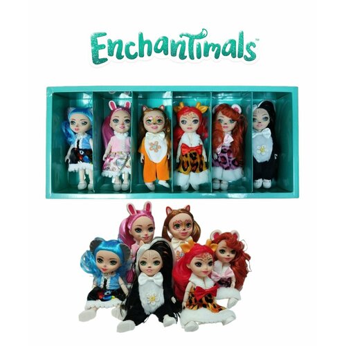 Игровой набор Куклы Enchantimals, 6 шт