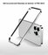 Металлический матовый бампер на iPhone 14 Pro Max Белый
