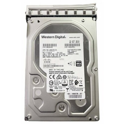 Жесткий диск Cisco HUS728T8TAL4200 8Tb 7200 SAS 35 HDD 110540₽