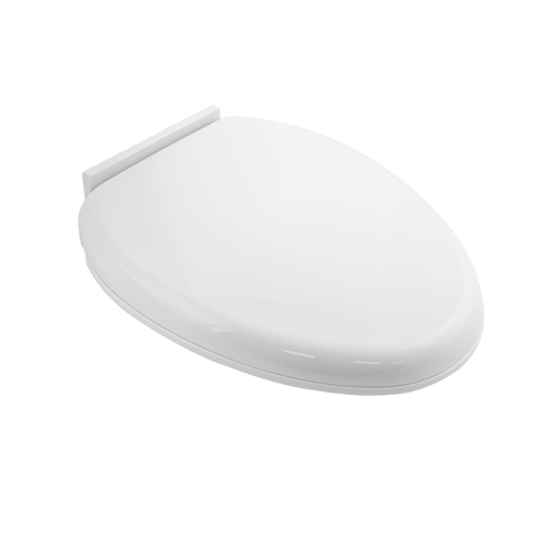 Сиденье для унитаза белая пластиковая с микролифтом удлиненная 2234₽