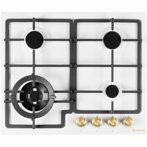 Варочная панель газовая AXELDORF GH-0615 эмаль ретро дизайн газ-контроль чугунная решетка 23499₽