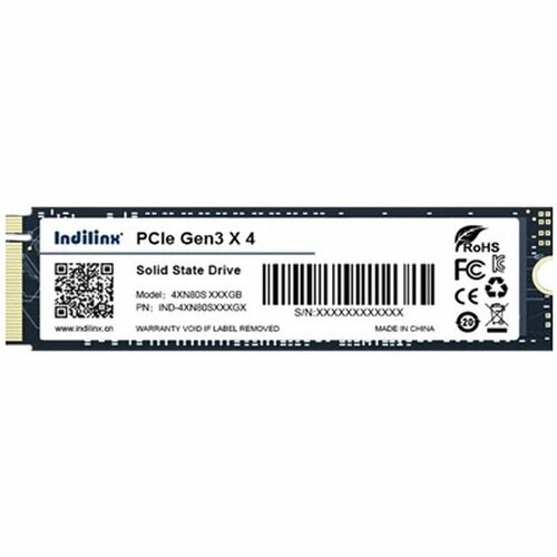 Накопитель SSD Indilinx 4XN80S PCIe 30 x4 M2 NVMe 1TB 863500₽