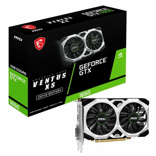 GTX1650 D6 VENTUS XS OCV3 4GB GDDR6 128-bit DVI HDMI DP 2FAN RTL 2911800₽