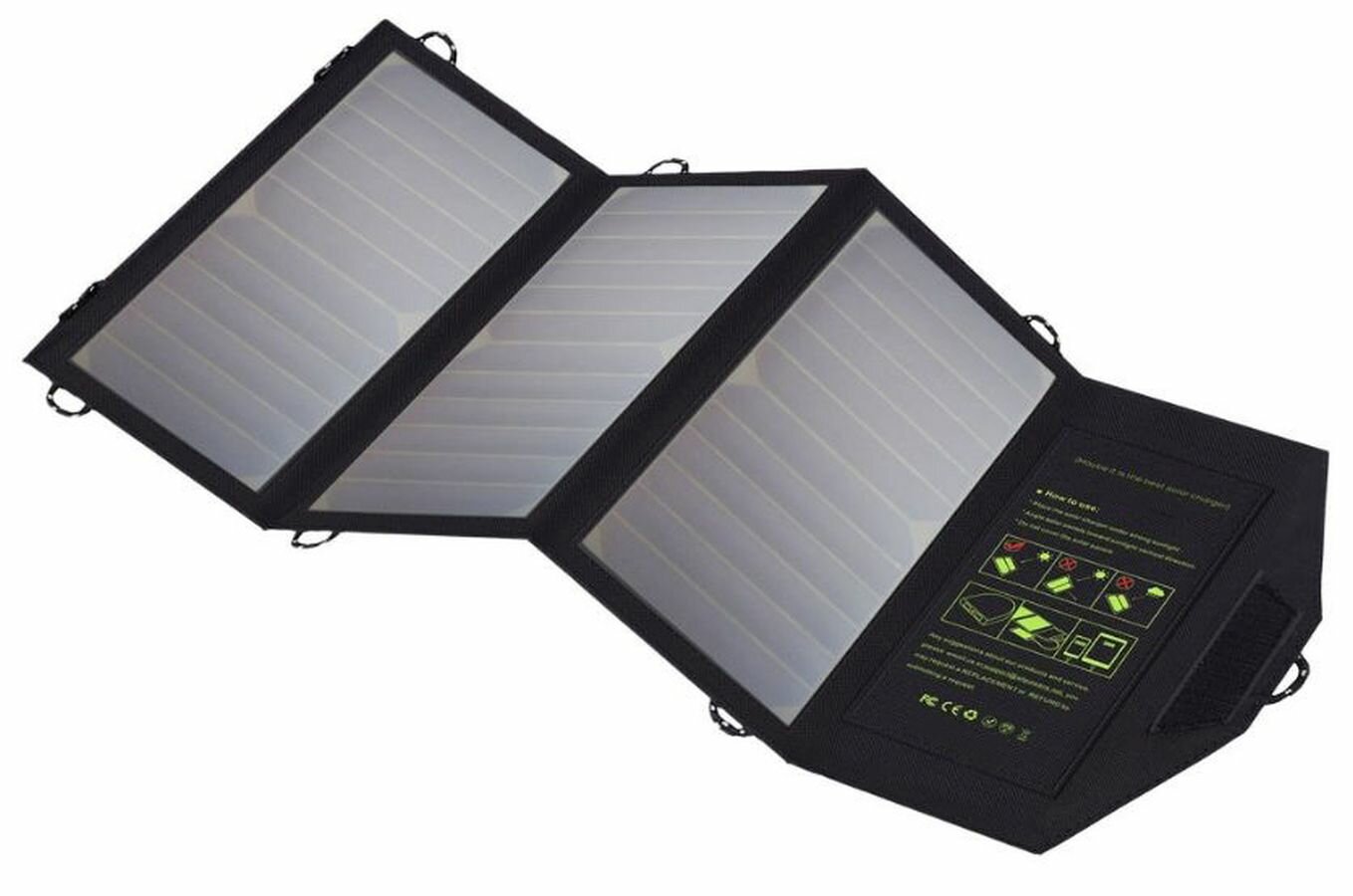 Мобильная солнечная панель (солнечная батарея) SP5V21W, 5В, 21Вт