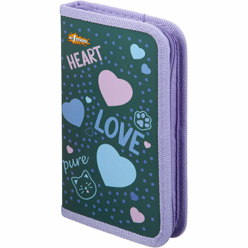 Пенал Комус Класс Heart 1отд софт тач190x110 мм ПКК 03-6 1557053 409₽