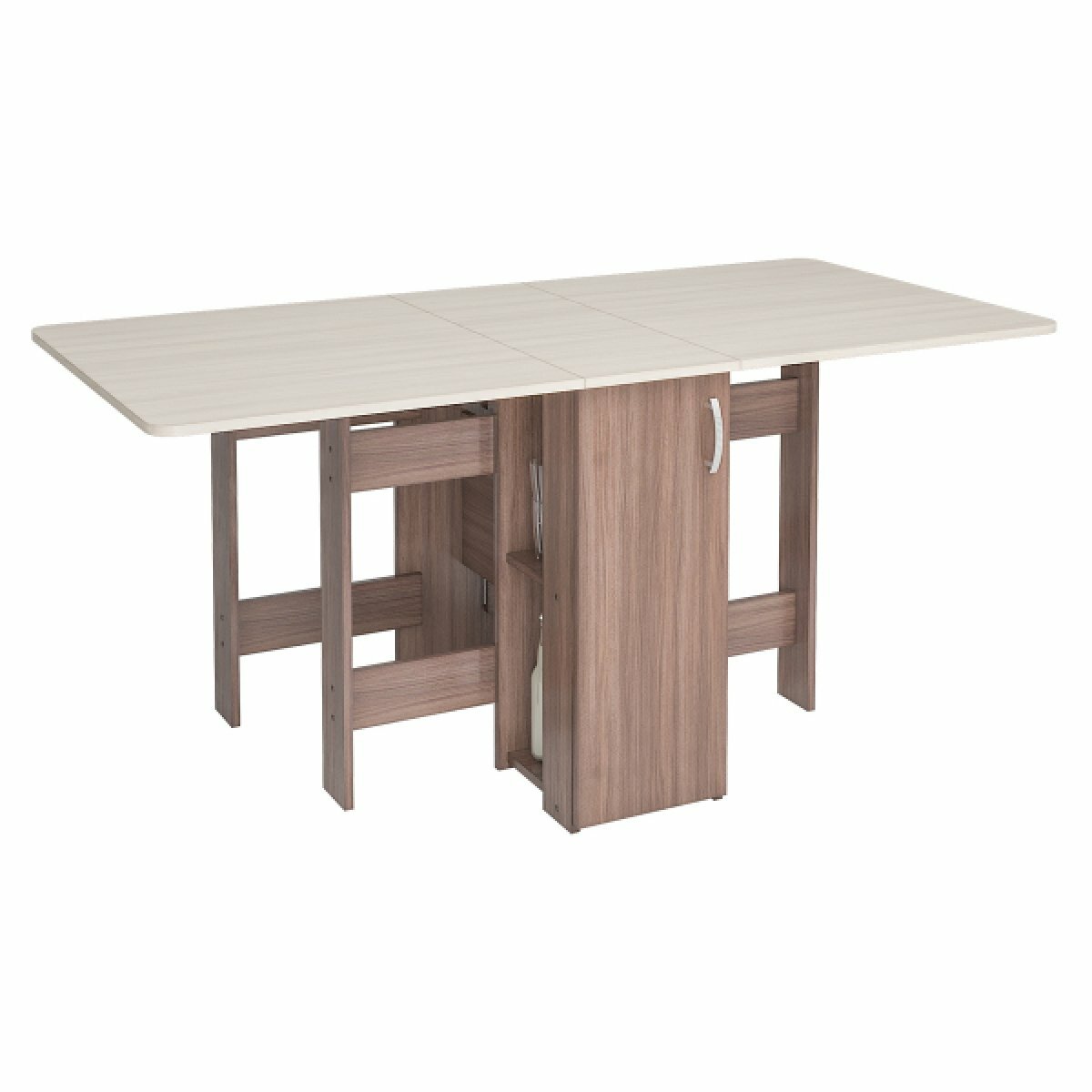 фото Стол-книжка с баром СТК-002 - ясень шимо темный/ясень шимо светлый