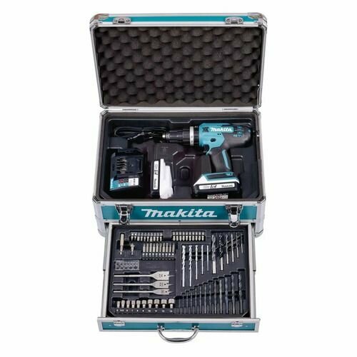 Ударная дрель-шуруповерт Makita HP488D009 15Ач с двумя аккумуляторами 35873₽