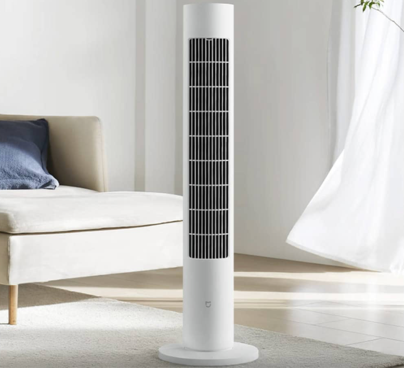 Напольный вентилятор Xiaomi Mijia Tower Fan 2 BPTS02DM, русская инструкция и адаптер Новая модель