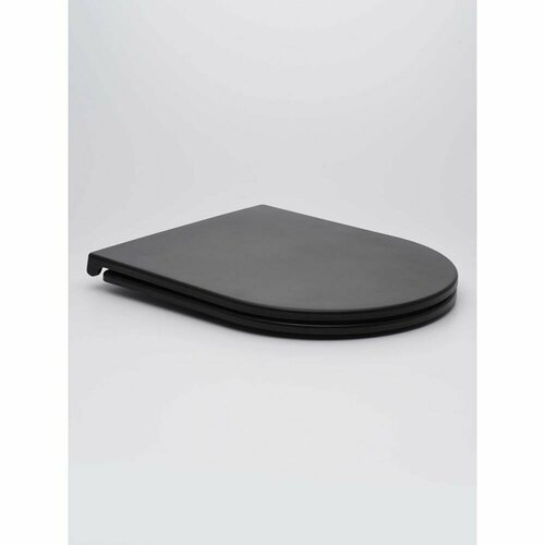 Сиденье с крышкой AQUAme быстросъемное плавное закрытие AQM1206MB 4500₽