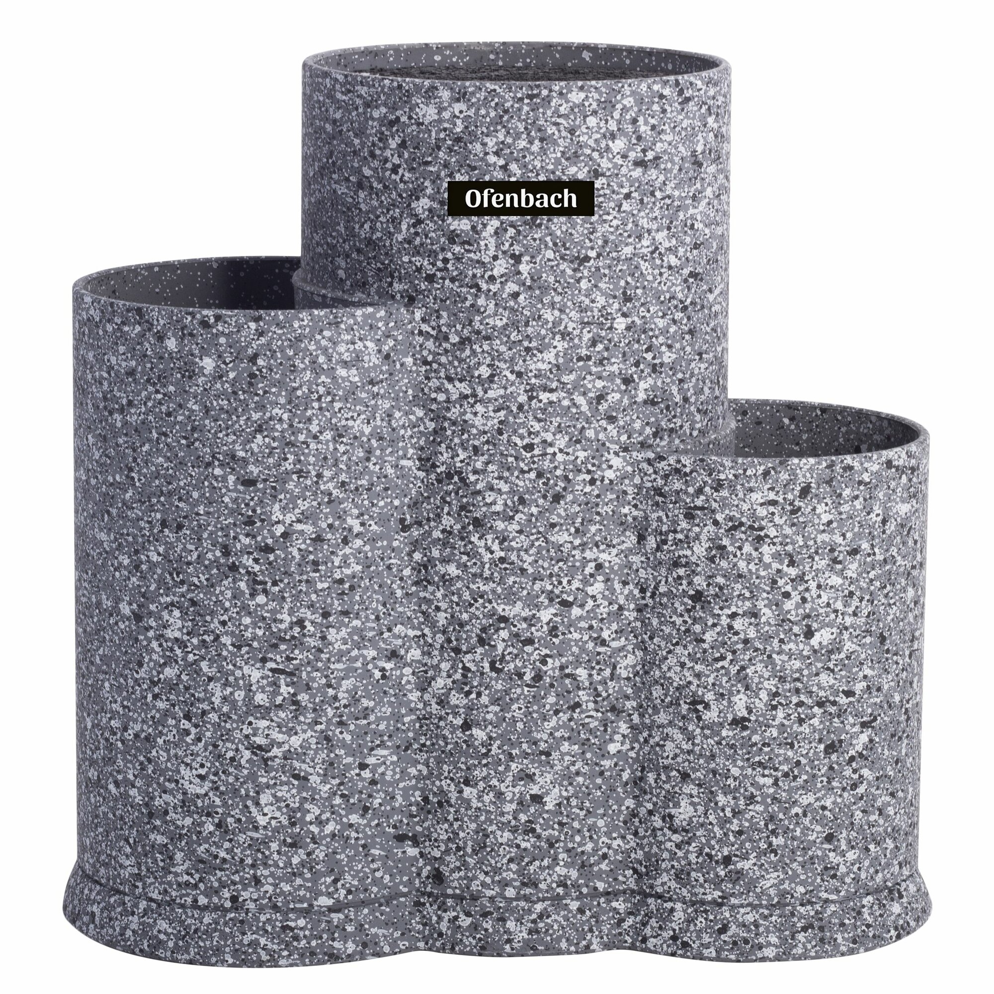 Подставка для ножей и кухонных принадлежностей тройная Ofenbach