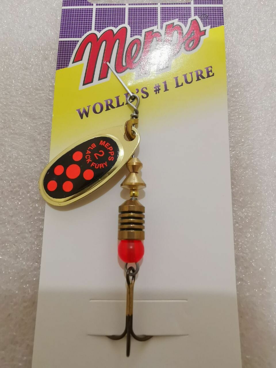 Блесна Mepps BLACK FURY ORANGE OR #2 (4,5г)