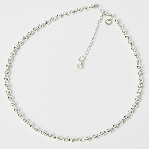 Колье MIRRO, серебро, 925 проба, фианит, длина 39 см.