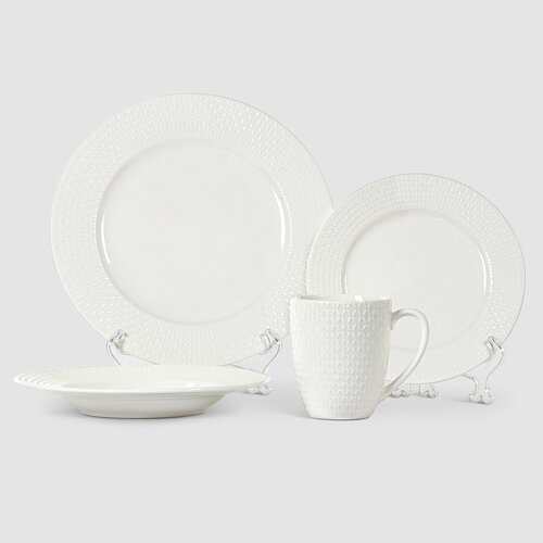 Набор посуды столовой White Rabbit Woven из 16 предметов посуда для кухни 7730₽