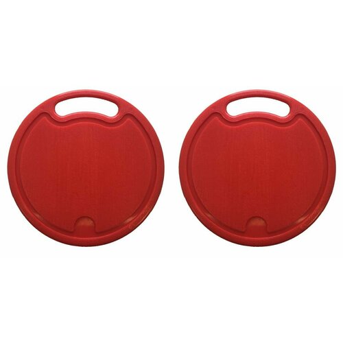 МХТ Доска разделочная пластмассовая круглая 225 мм 2 шт 518₽